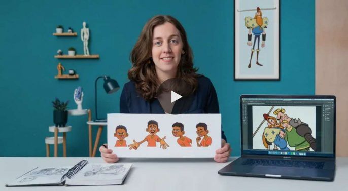 curso de creación de personajes formas color y expresión