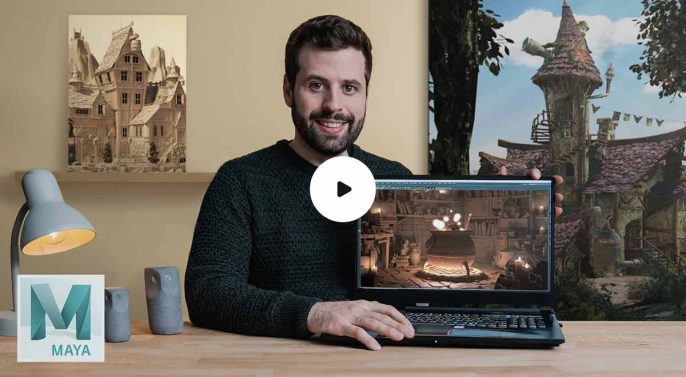 curso online creación escenarios 3d autodesk maya aprendercine.com
